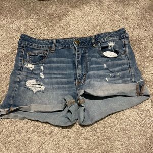 American Eagle High Rise Shortie Size 14 Shorts